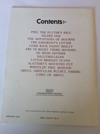 The Best of Percy French Published by EMI Music Publishing. Foreword by Ettie French (HQ760)