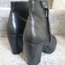 Leather Ankle Boots Size Uk 7 ( Eu 40) Image 9