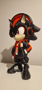 Shadow the Hedgehog Urban Vibes - 3D Fan Art Print (46cm)