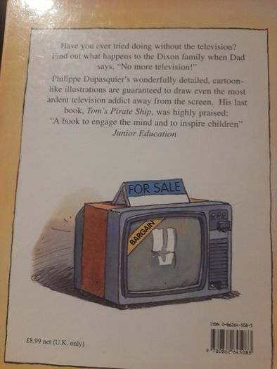 No More Television Children's book