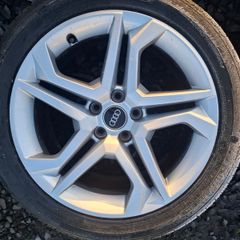18" Genuine Audi A6 S Line Alloys with tyres