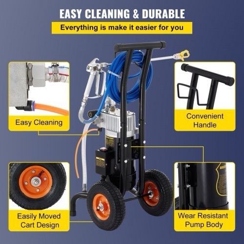NEW SALE | All-in-One Airless Paint Sprayer 15m Gun Spray Painting Extension Filter for Wall & Ceiling/Wood & Metal Paint