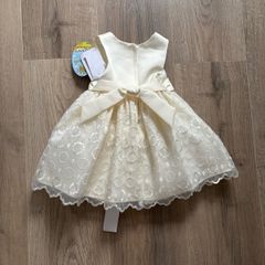 Baby girls cream dress 18-24months