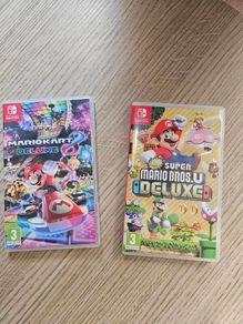 Mario kart 8 and Super Mario bros