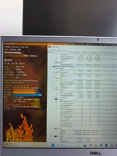 Dell G15 5515 Gaming Laptop - Ryzen 7 5800H, RTX 3060 130W, 16GB RAM, 512GB SSD, 120Hz Display