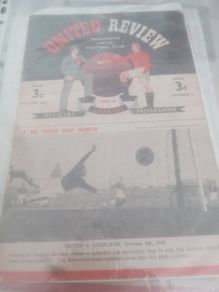 Rare Manchester United Programmes