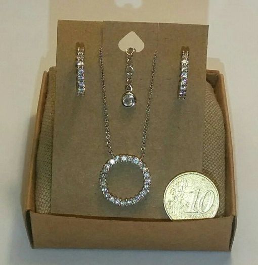 Sterling Silver Necklace and Earrings