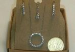Sterling Silver Necklace and Earrings
