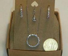 Sterling Silver Necklace and Earrings
