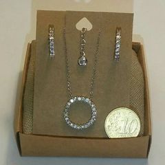 Sterling Silver Necklace and Earrings