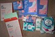 maternity pads, towels, bed mats, wool pads/balls, briefs