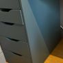 ikea alex drawers with desk top and legs Image 2