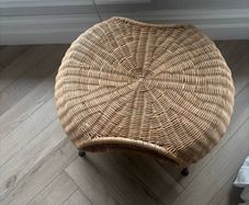 Ikea rattan footstool