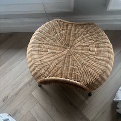 Ikea rattan footstool