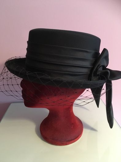Vintage KANGOL Riding Dressage style HAT with veil