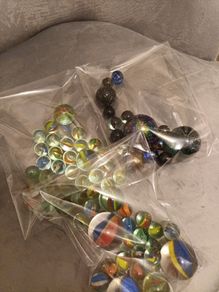 Old fashioned marbles