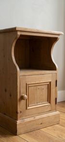Solid Pine Wood Bedside Lockers