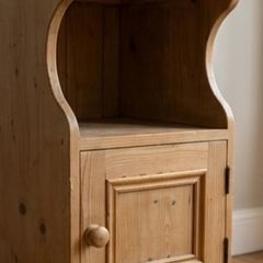 Solid Pine Wood Bedside Lockers