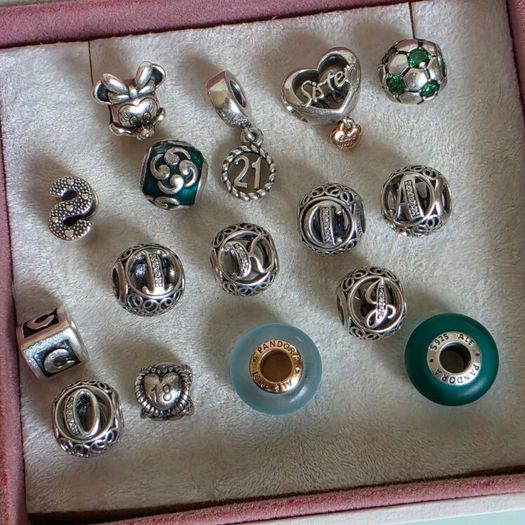 Pandora various charms available.Very good condition hallmarked