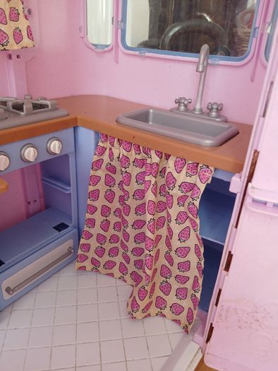 Our Generation dolls Camper Van with foldable sofa bed