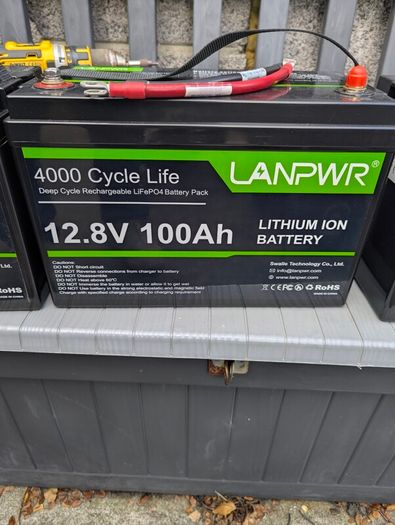 LANPWR 12V 100Ah LiFePO4 Battery with 4000+ Deep Cycles