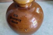 Vtg 5" Mini Jug Crock Stoneware Pottery Old Bunratty Mead Ireland Empty Flagon