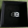 Vintage White Sapphire Floral Ring Image 5