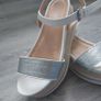 Silver two part platform sandal 3 for 2 on all clothing, jewellery and footwear Image 8