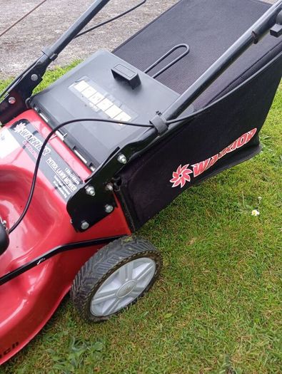 warrior petrol lawnmower