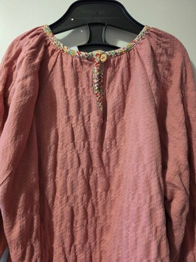 Zara girls dusty pink blouse - age 5