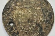 Genuine Silver thaler coin from 1786