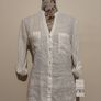 Zara White Linen Top, New With Tags Image 4