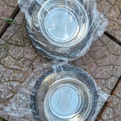 Brand New Bakers Stainless Steel Dog/Cat Bowls Set of 2,