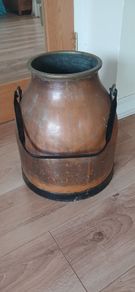 copper vintage milk churn