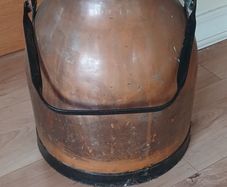 copper vintage milk churn