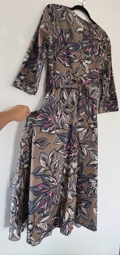 Max Mara floral printed midi dress