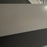 Large rectangular wall mirror with wide white frame Image 4