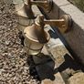 Outside brass lights Image 2