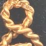 Vintage 9ct  gold ruby pendant Image 6