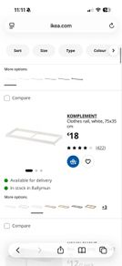 PAX Komplement clothes rail