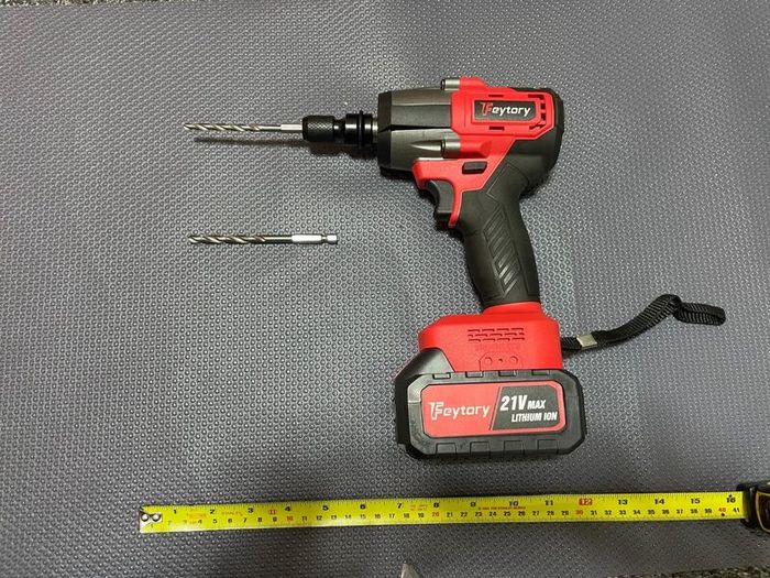 Cordless Impact Wrench,1/2" Brushless Power Impact Gun,2500RPM Electric Wrench, Max Torque 550N.m with 4 Sockets, 12PCS Screwdriver Bits, 4.0Ah Battery & Carry Box for Car Home