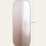 1 x Mirror Curved Frameless mirror Free delivery Image 4