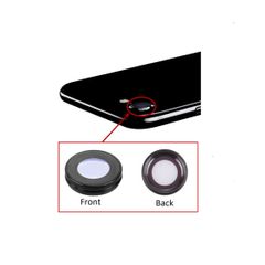 For iPhone 7 4.7" Replacement Rear Back Camera Lens Glass Cover Frame - FHT12IPFC