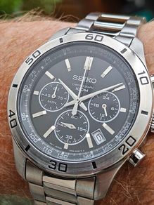 Watch Seiko Chronograph Tachymeter.