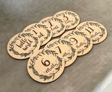Baby milestone cards