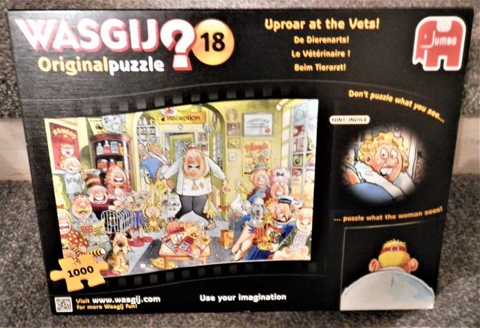New 1000 piece Uproar At the Vets Jigsaw, Cost 40 euro Sell 5 euro