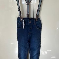 Next Boy Jeans with braces BNWT age 4-5