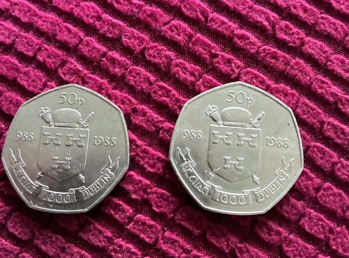 Dublin Millennium 50p Coin
