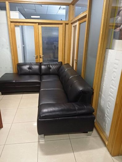 leather corner sofa