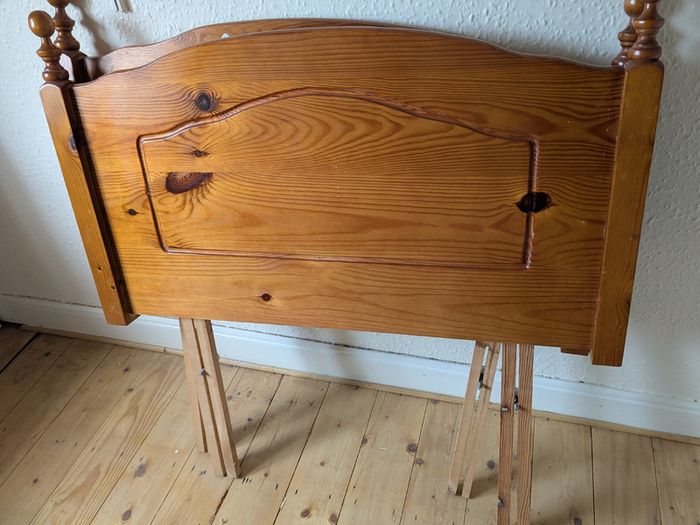 Pine Single Bed Headboard